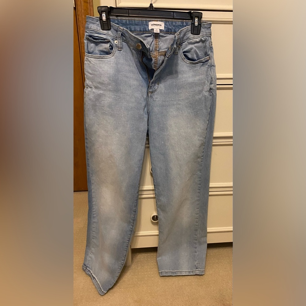 Sonoma Sz 2P Boyfriend/Loose Fit Ladies Jeans